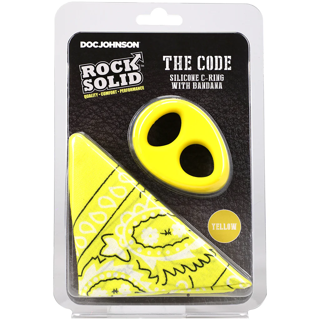 Rock Solid The Code C-Ring and Bandana Set in Yellow - Image 9