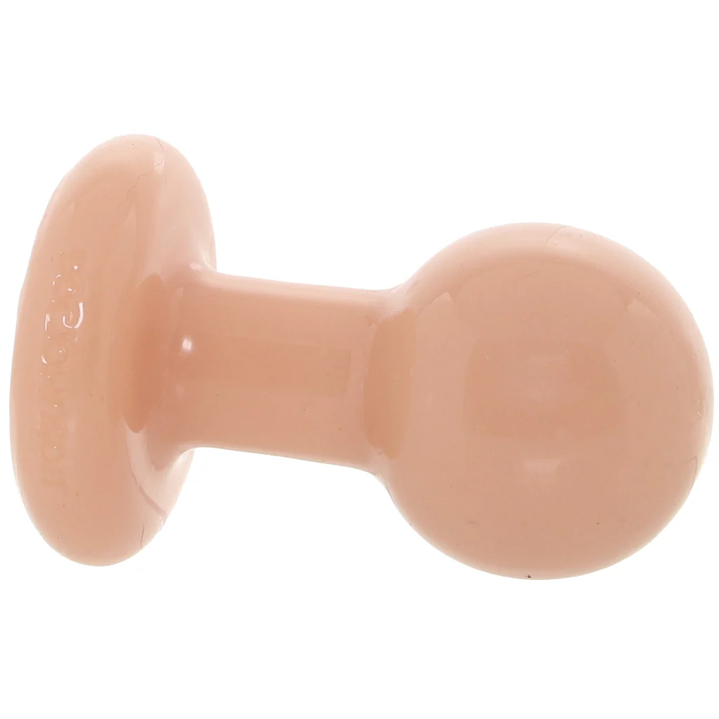 The Classic Small Round Butt Plug in Cream - Image 3