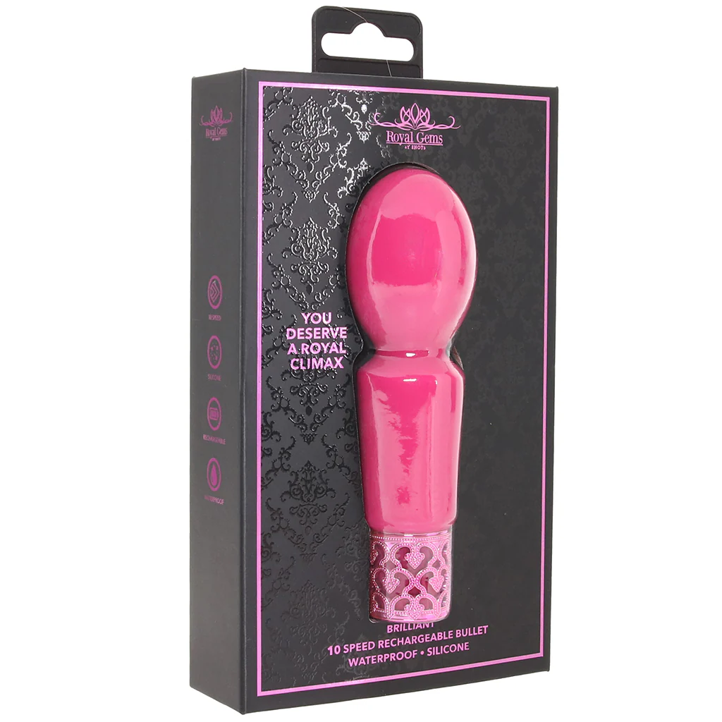 Royal Gems Brilliant Bullet Vibe in Pink - Image 9