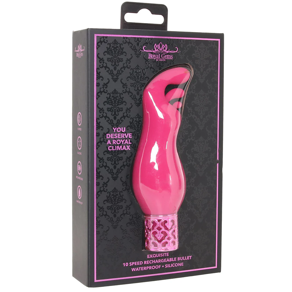 Royal Gems Exquisite Bullet Vibe in Pink - Image 9