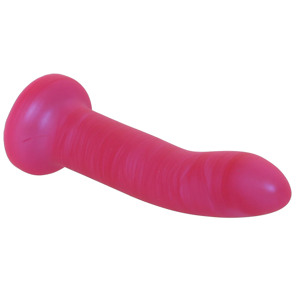 Royals Charlie 5 Inch Soft Silicone Dildo in Pink - Image 2