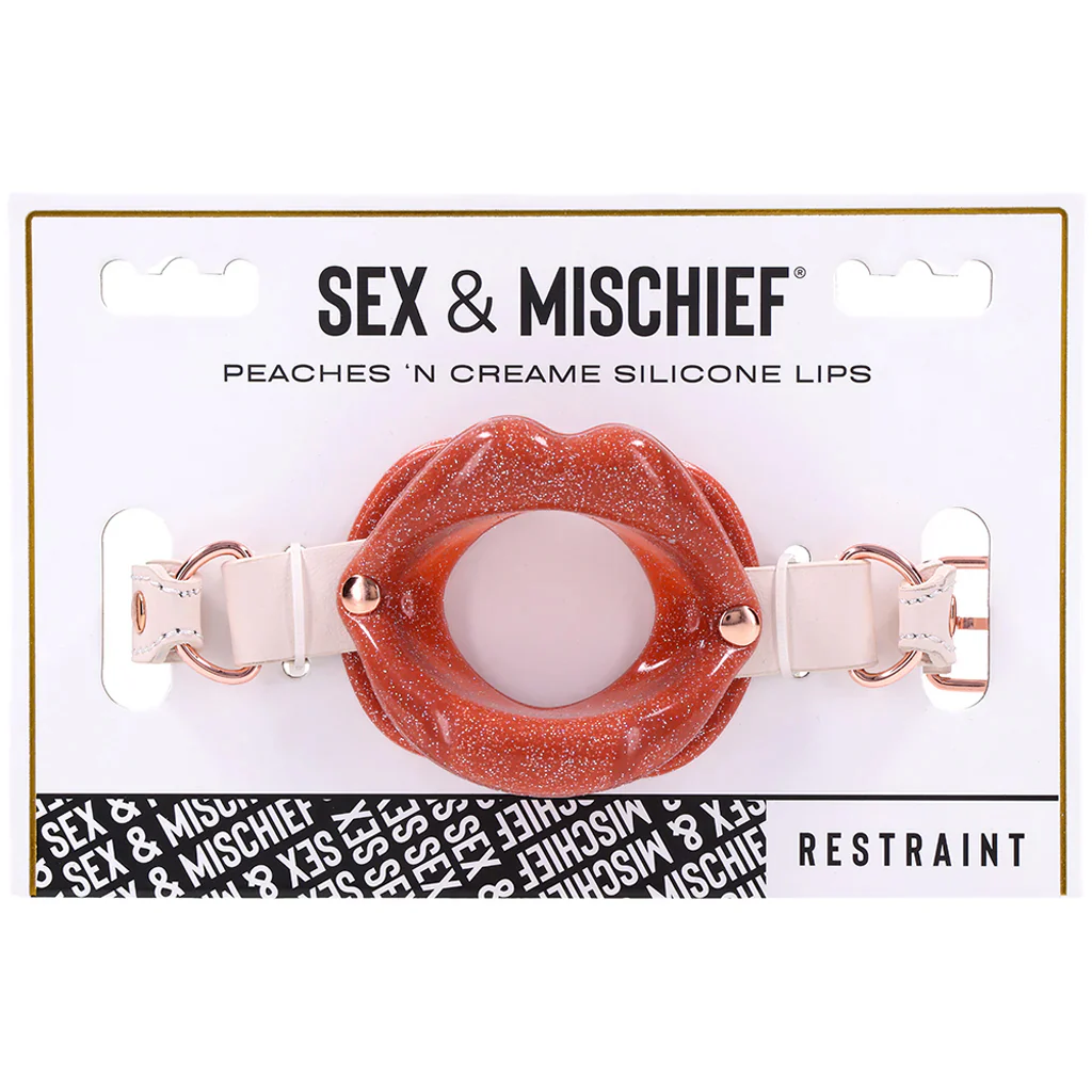 S&M Peaches 'n CreaMe Silicone Lips Gag - Image 9