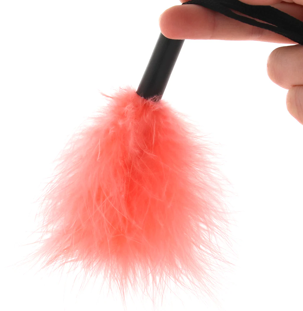 S&M Peaches 'n CreaMe Wrist Feather Ticker in Peach - Image 3