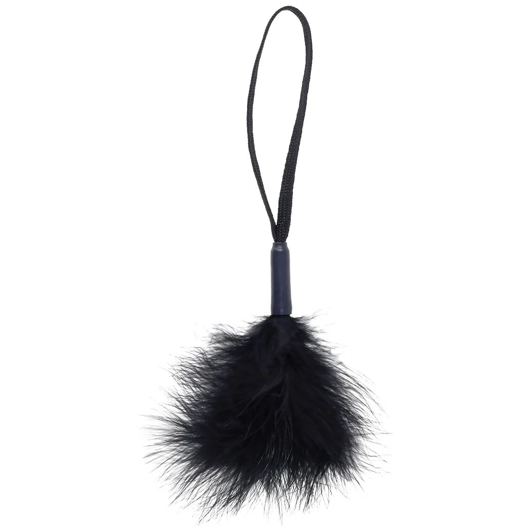 S&M Peaches 'n CreaMe Wrist Feather Ticker in Black - Image 4