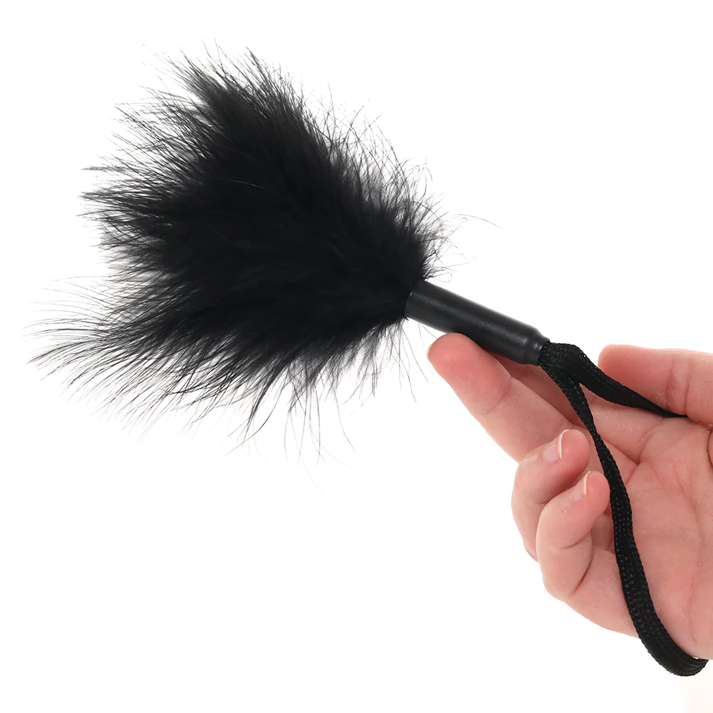 S&M Peaches 'n CreaMe Wrist Feather Ticker in Black - Image 5