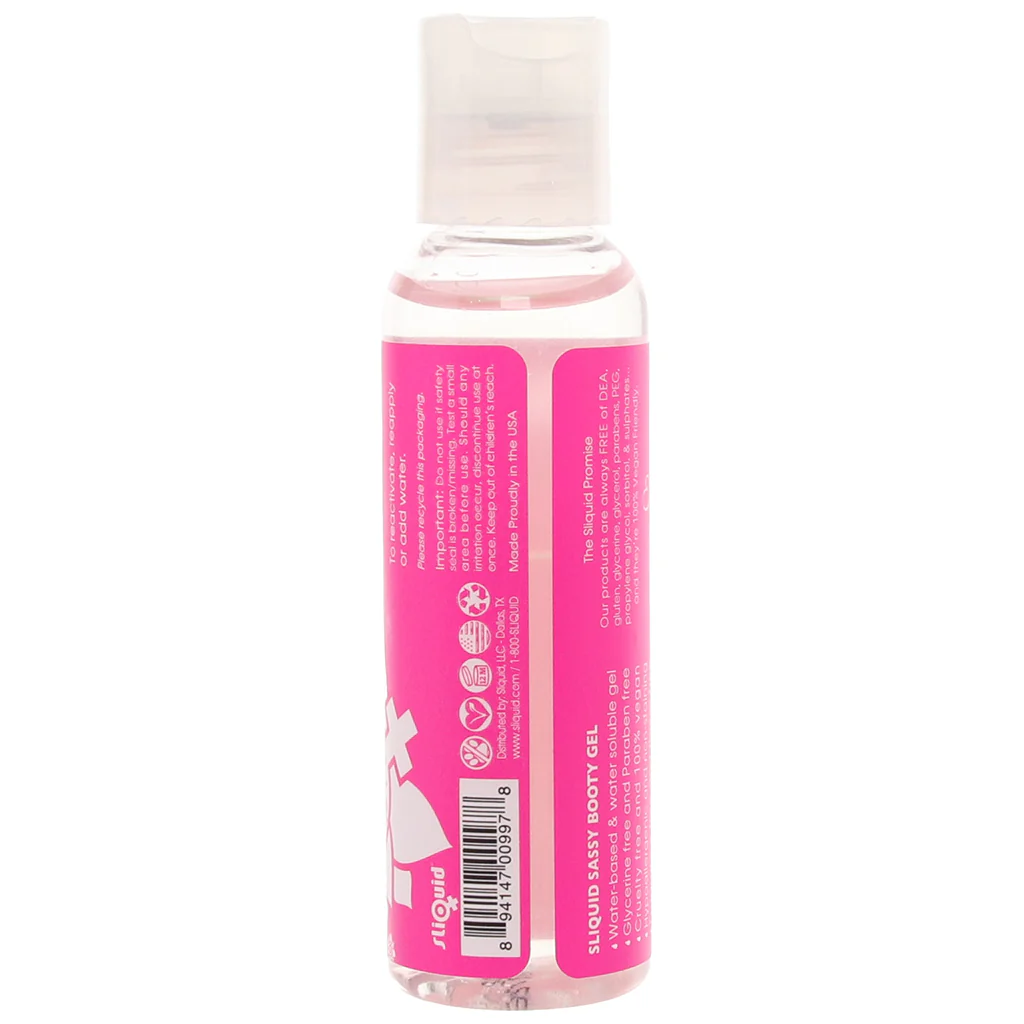 Sassy Booty Gel Natural Lubricant in 2oz/60ml - Image 9