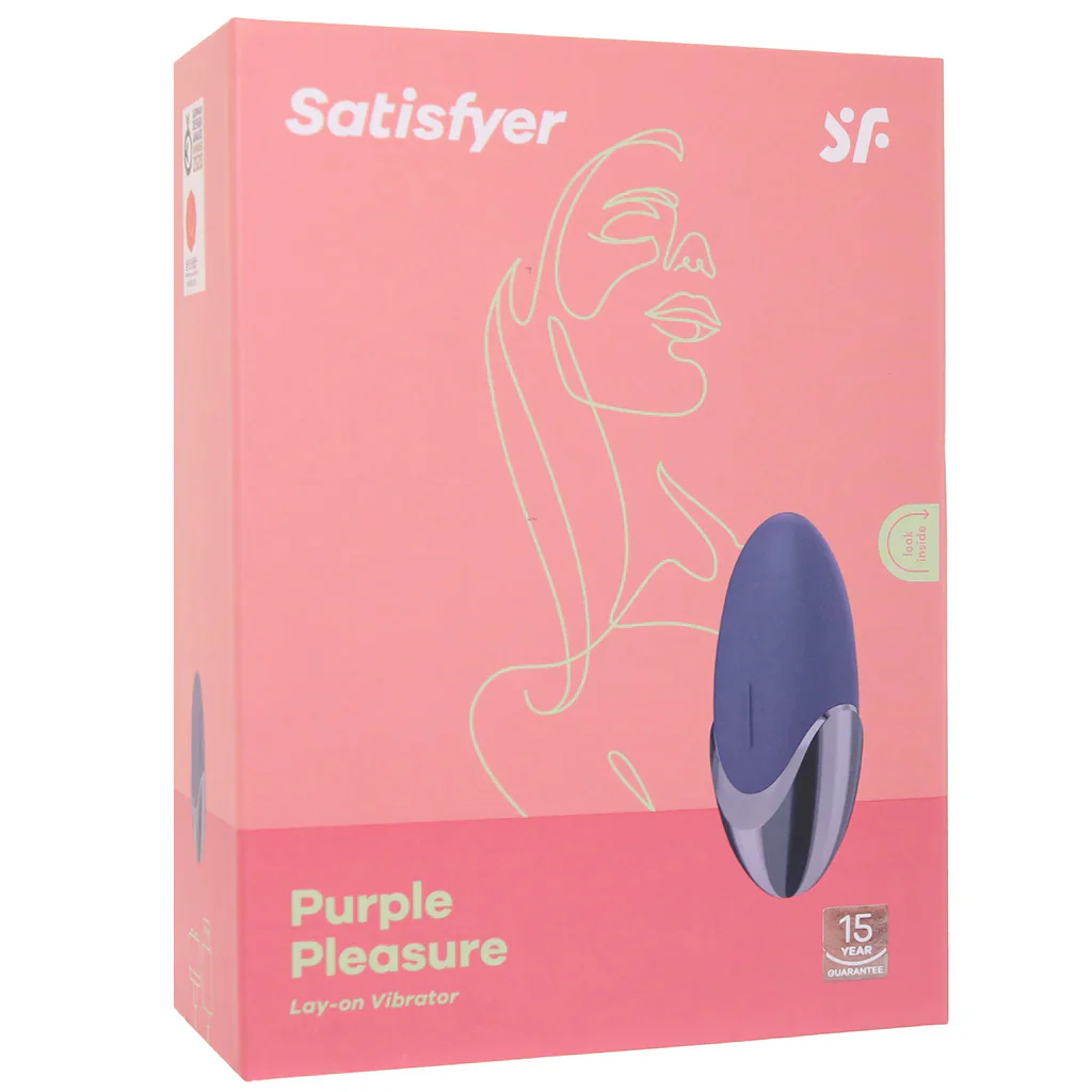 Satisfyer Purple Pleasure Lay-On Vibrator - Image 9