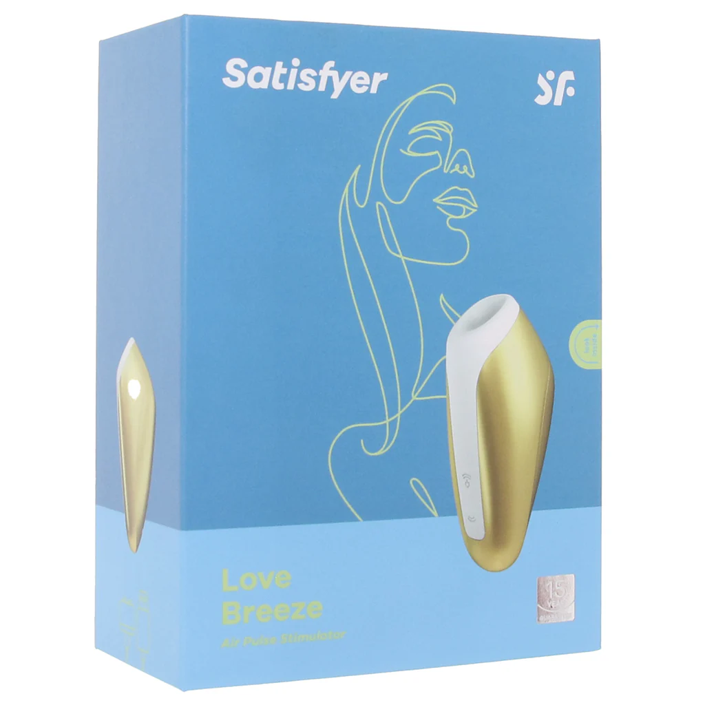 Satisfyer Love Breeze Air Pulse Stimulator in Yellow - Image 9
