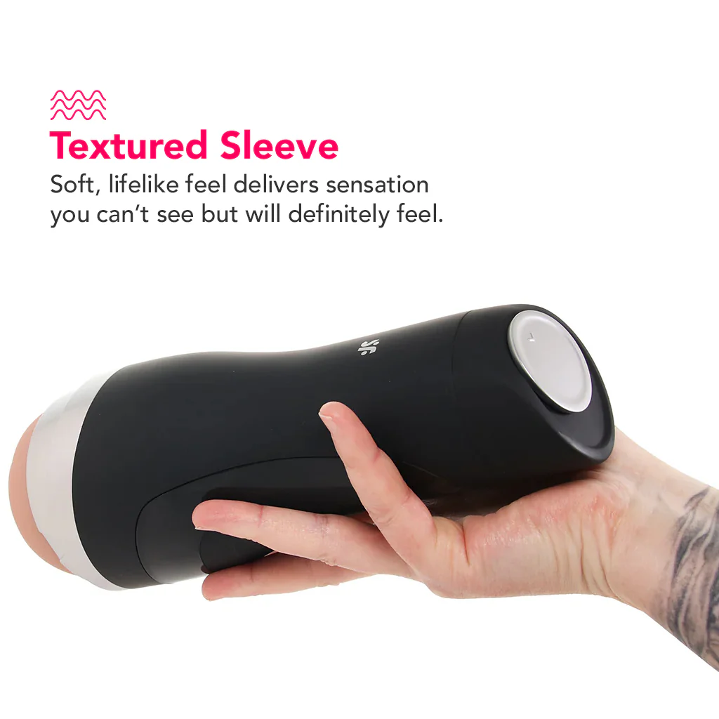 Satisfyer Men Classic Silver Masturbator - Image 4