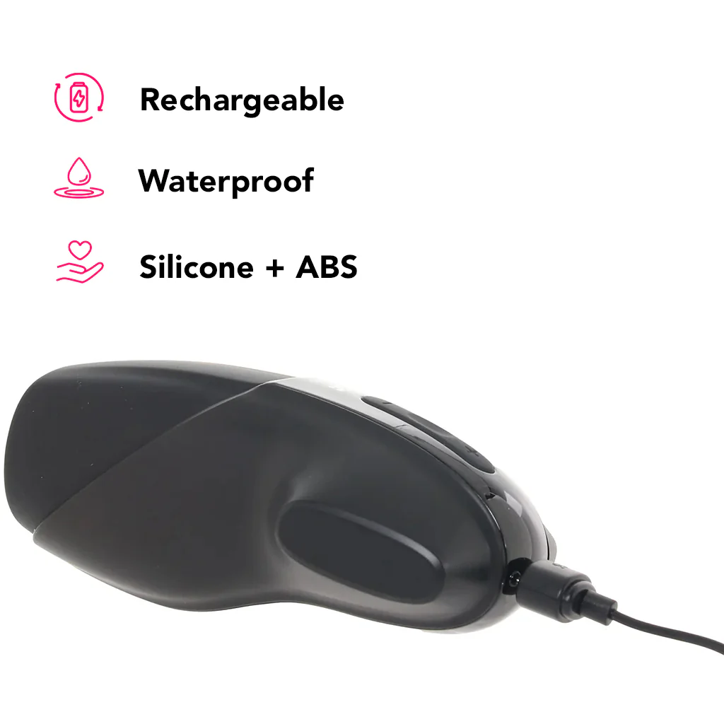 Satisfyer Men Vibration Stroker in Black - Image 7