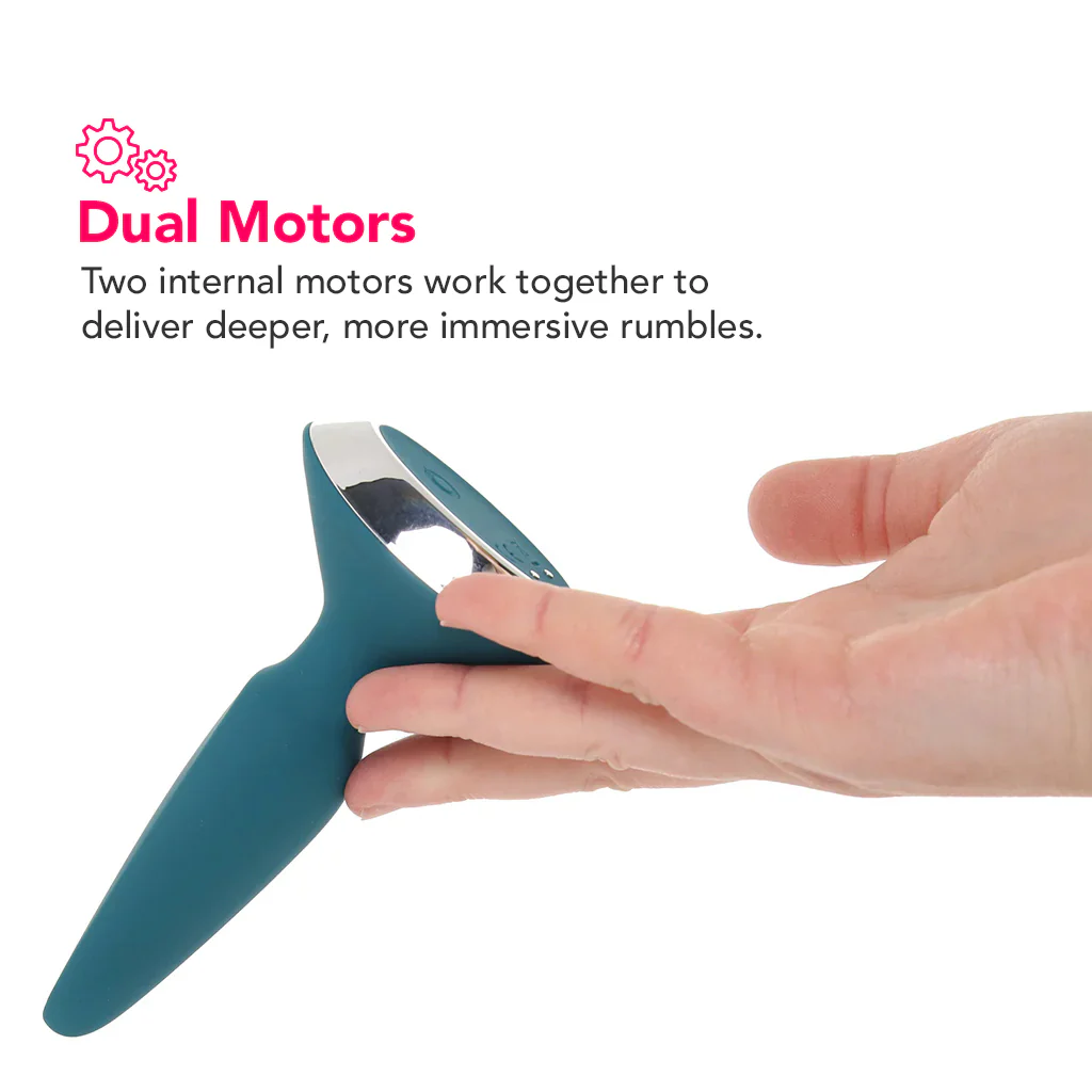Satisfyer Plug-ilicious 1 Anal Vibe in Petrol - Image 4