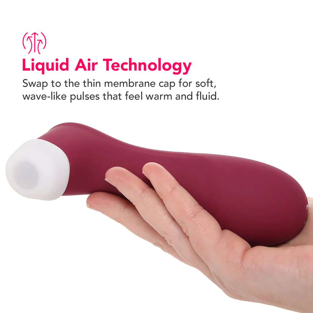 Satisfyer Pro 2 Gen 3 Double Air Pulse App Vibe in Wine - Image 4