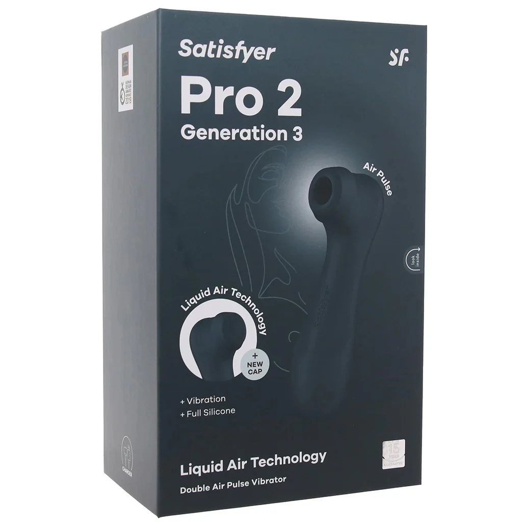 Satisfyer Pro 2 Gen 3 Double Air Pulse Vibe in Grey - Image 9