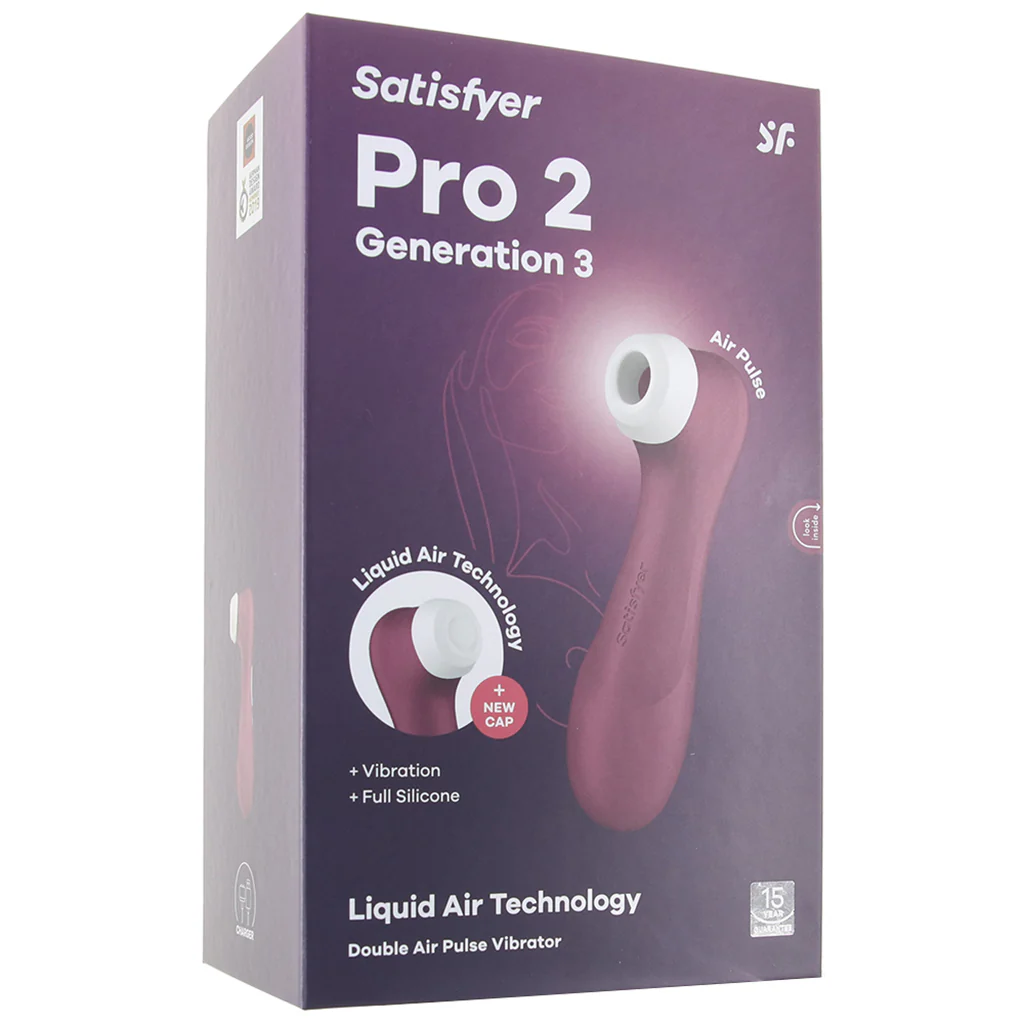Satisfyer Pro 2 Gen 3 Double Air Pulse Vibe in Wine - Image 9