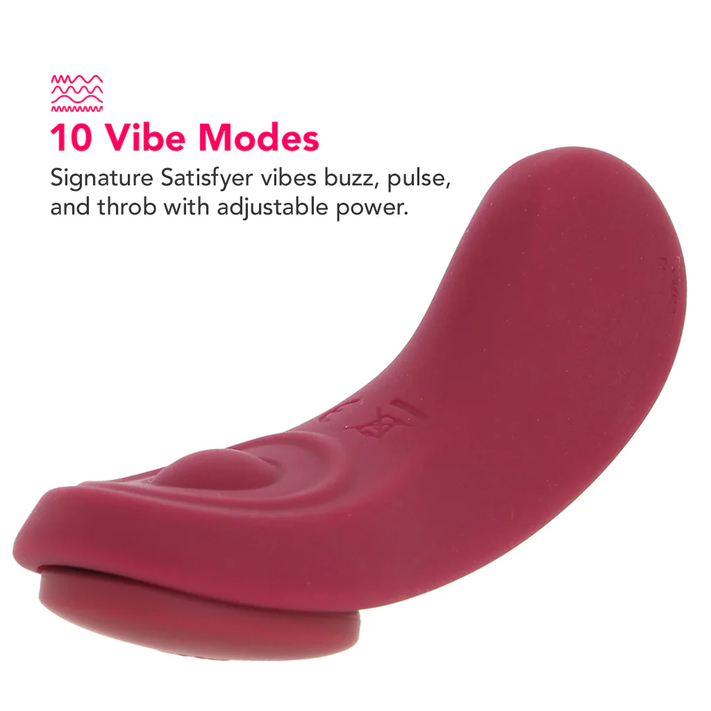 Satisfyer Sexy Secret Panty Vibe in Merlot - Image 2