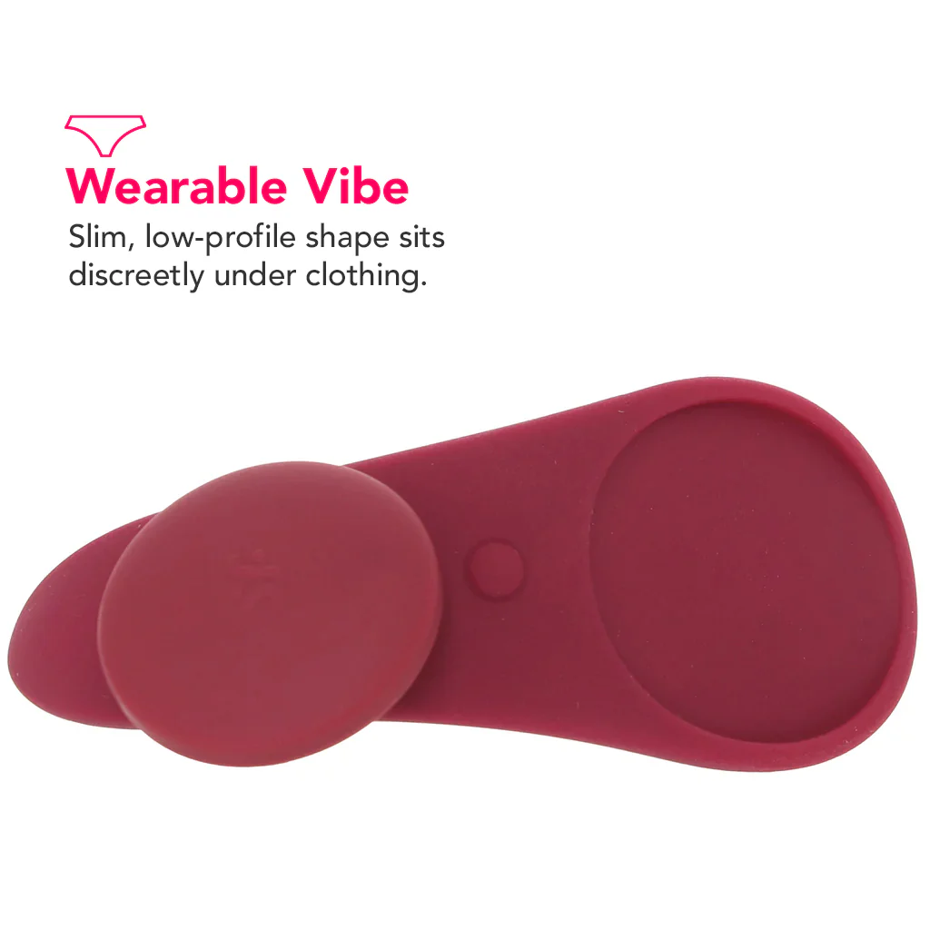 Satisfyer Sexy Secret Panty Vibe in Merlot - Image 5