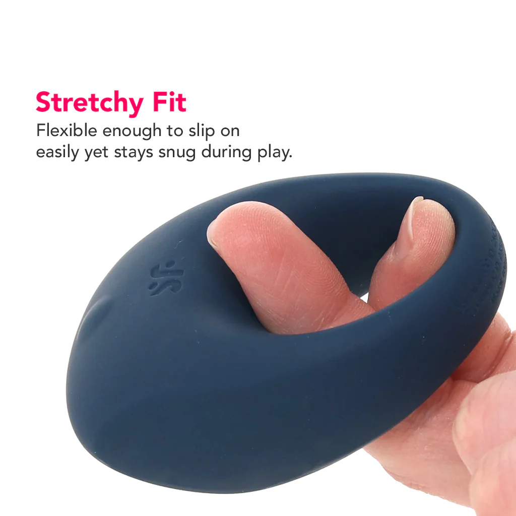 Satisfyer Strong One Ring Vibe in Blue - Image 6