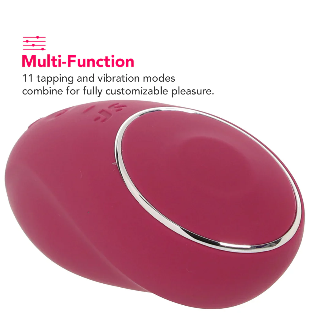 Satisfyer Tap & Climax 1 Tapping Vibe in Red - Image 2