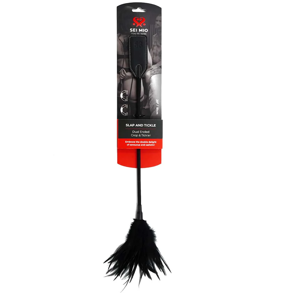 Sei Mio Slap and Tickle Dual Ended Crop & Tickler - Image 6