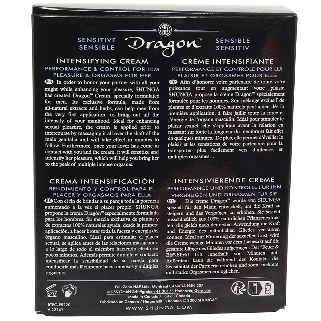 Dragon Sensitive Intensifying Cream 2oz/60ml - Image 5