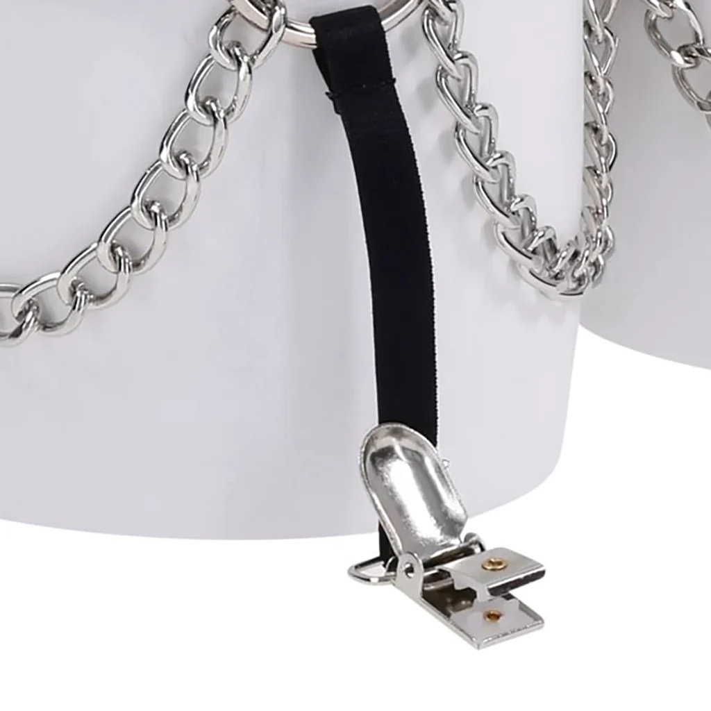 Sex & Mischief Chain Lace Garters - Image 3