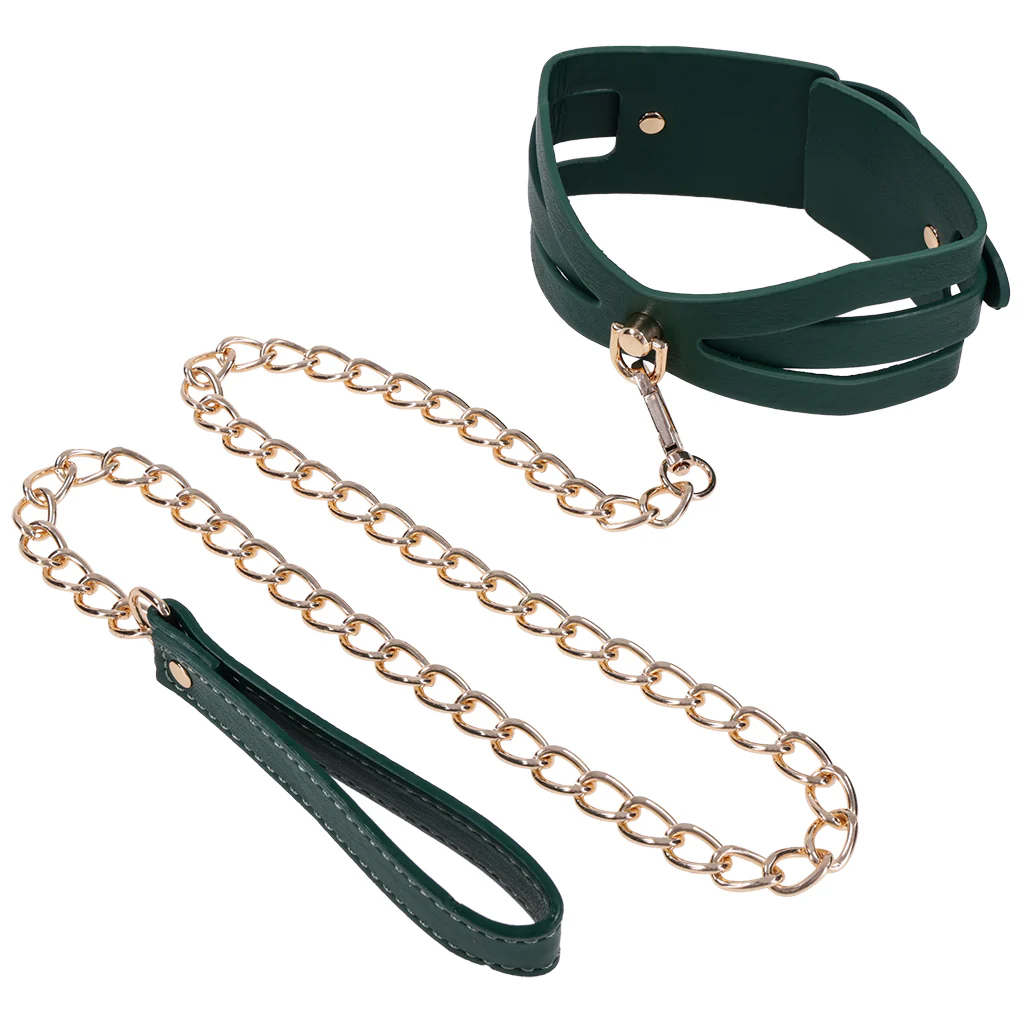 Sex & Mischief Indica Cutout Collar and Leash - Image 3