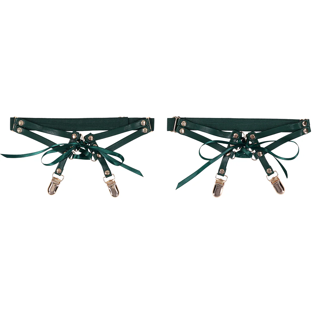 Sex & Mischief Indica Lace Up Garters - Image 2