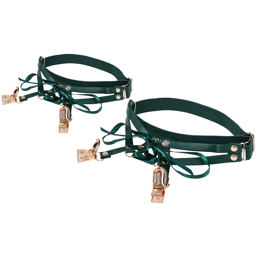 Sex & Mischief Indica Lace Up Garters - Image 6