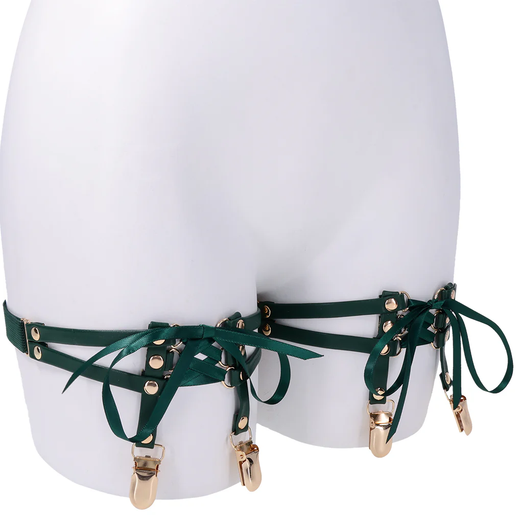 Sex & Mischief Indica Lace Up Garters - Image 7