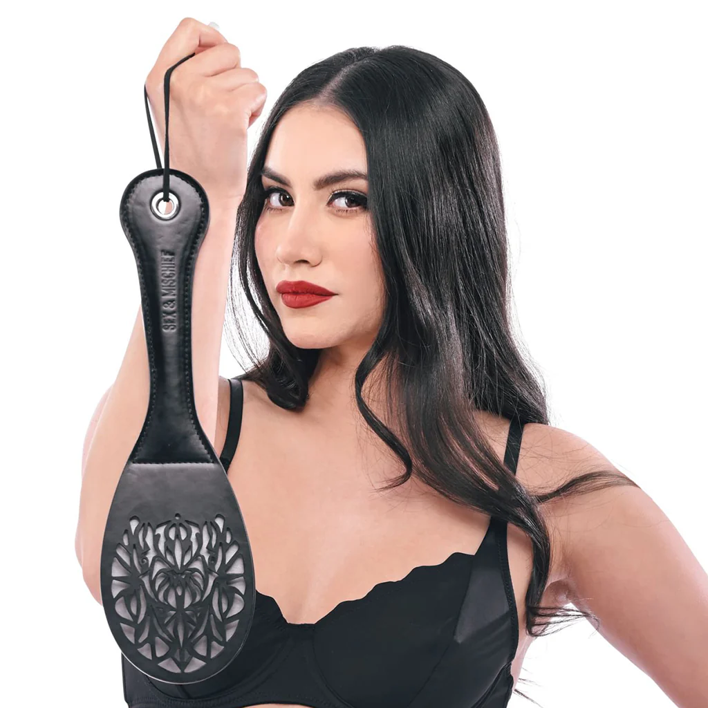 Sex & Mischief Lace Impression Spanker Paddle - Image 4
