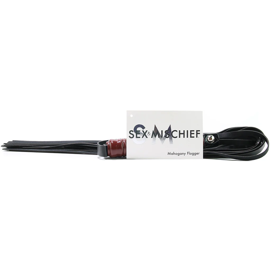 Sex & Mischief Mahogany Flogger - Image 6