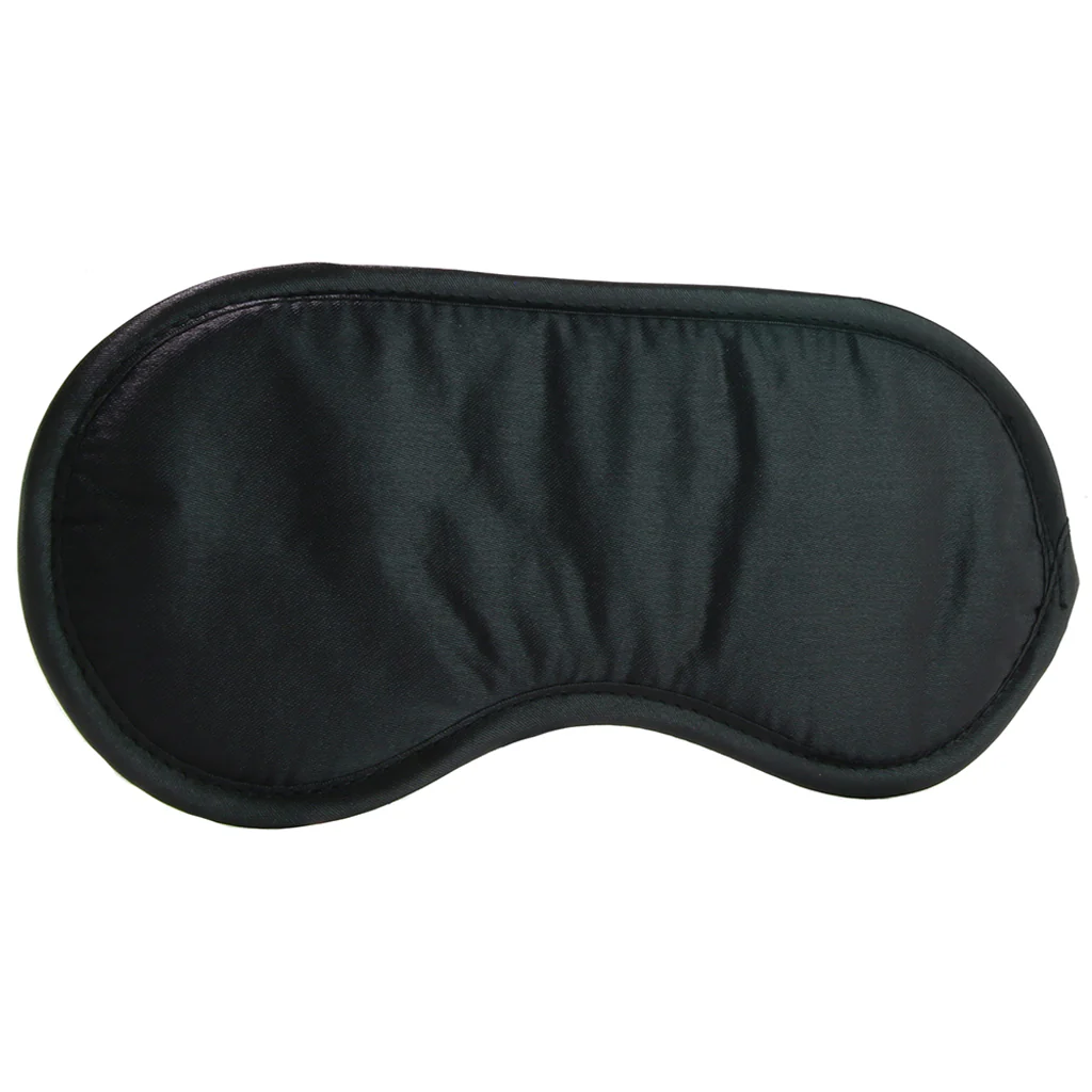 Sex & Mischief Satin Blindfold in Black - Image 5