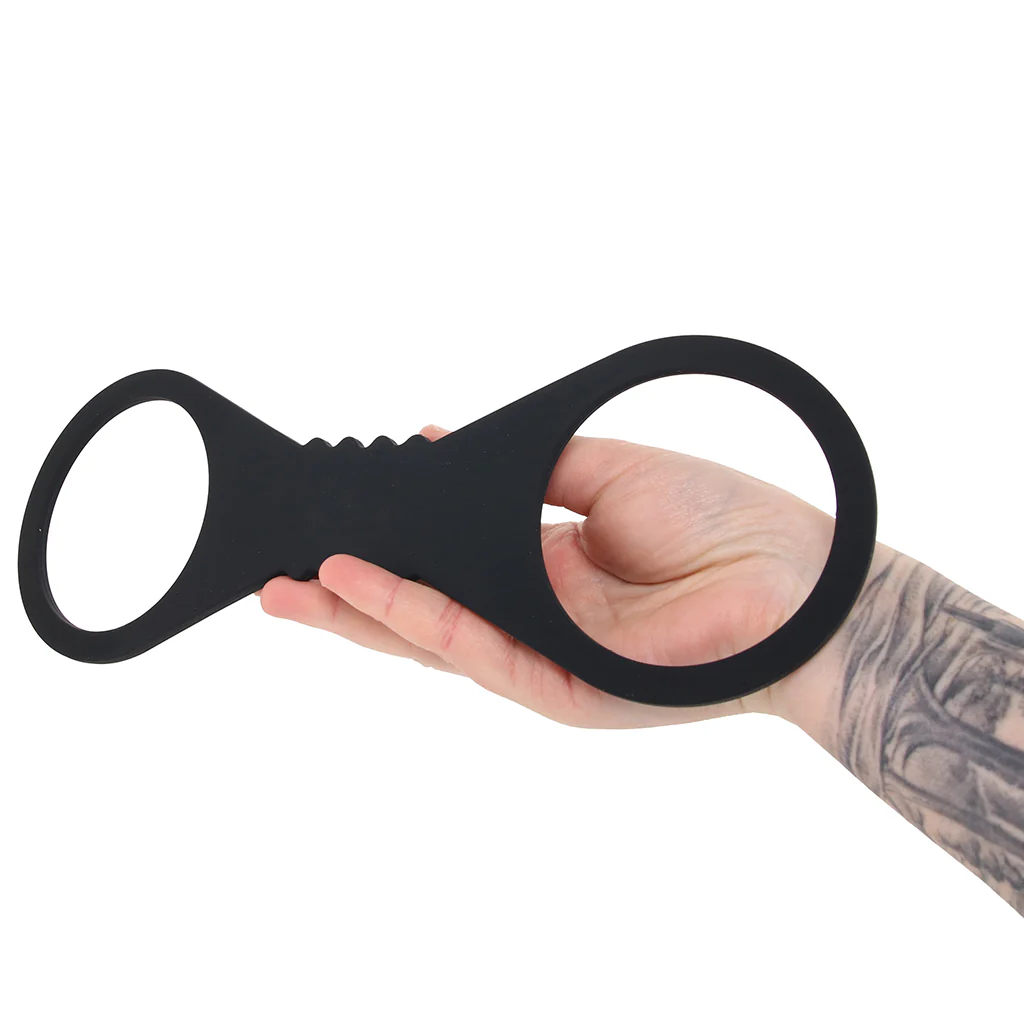 Sex & Mischief Shadow Silicone Cuffs in Large - Image 6