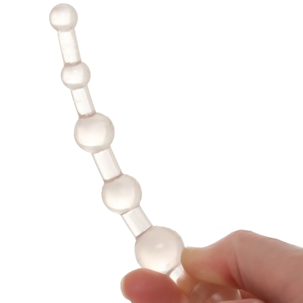 Shane's World Anal 101 Intro Beads in Clear - Image 7
