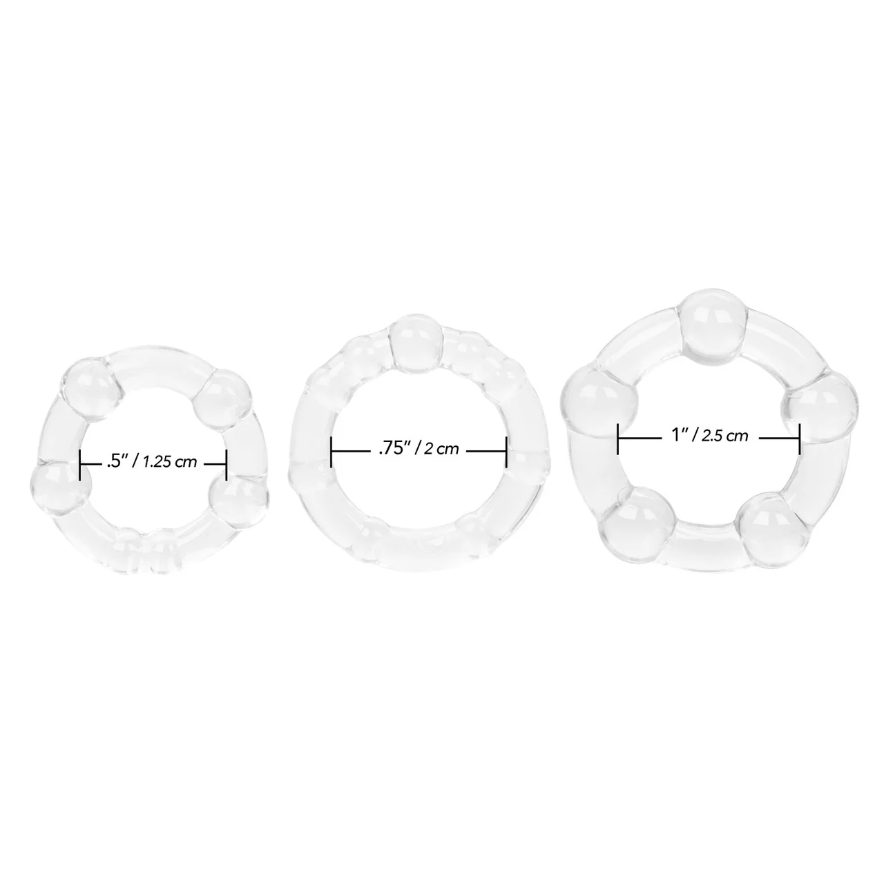 Island Rings Set in Clear - Image 5