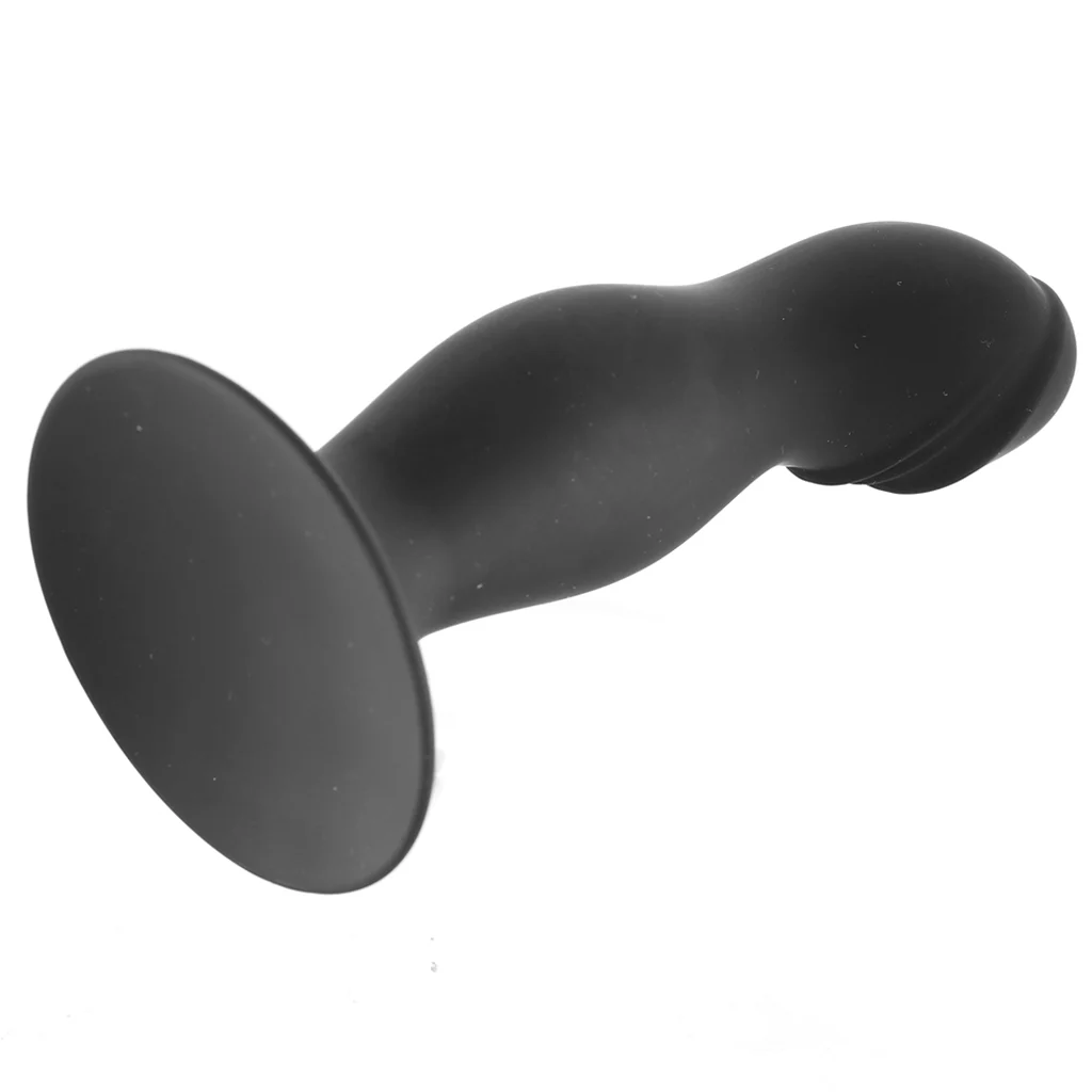 Silicone Anal Stud in Black - Image 5