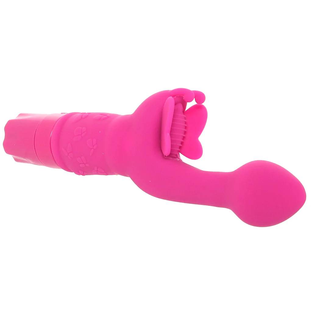 Silicone Butterfly Kiss Vibe in Pink - Image 2