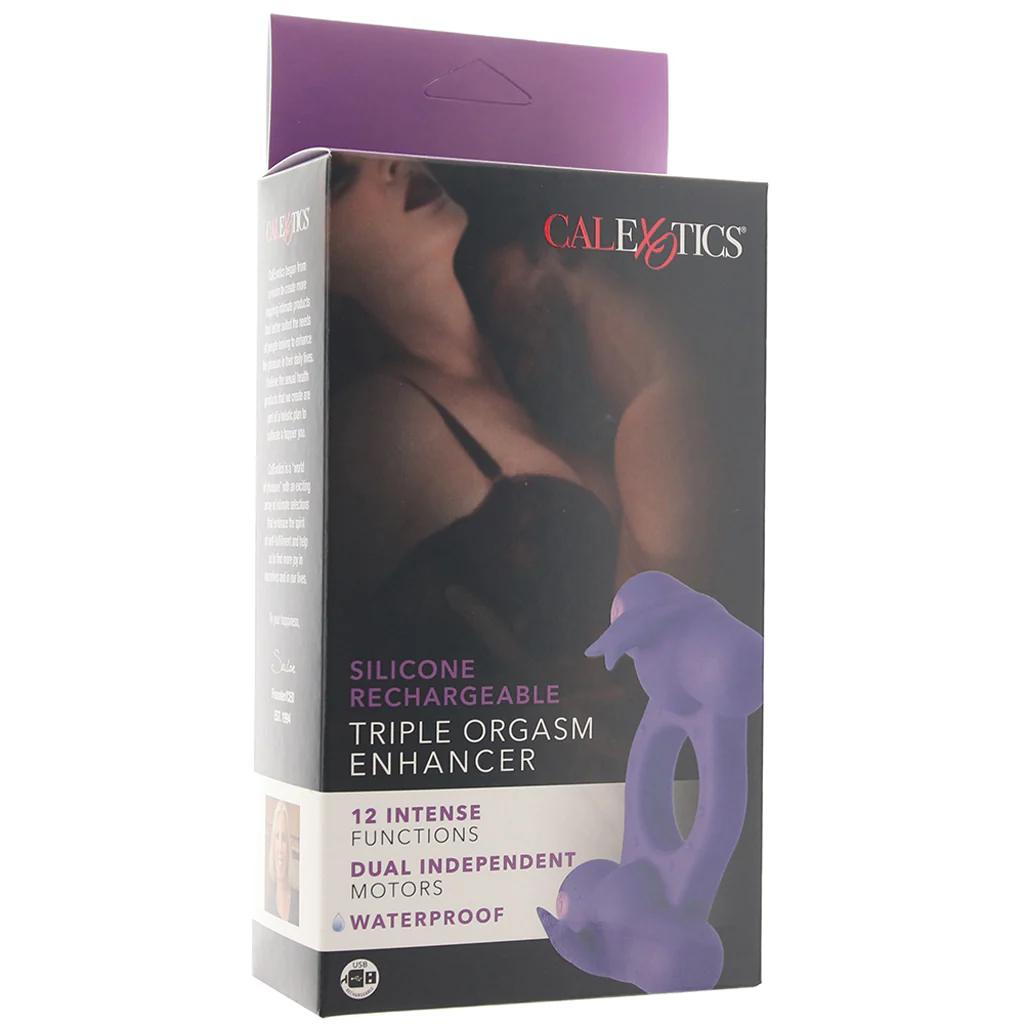 Silicone Triple Orgasm Enhancer Vibrating Ring - Image 6