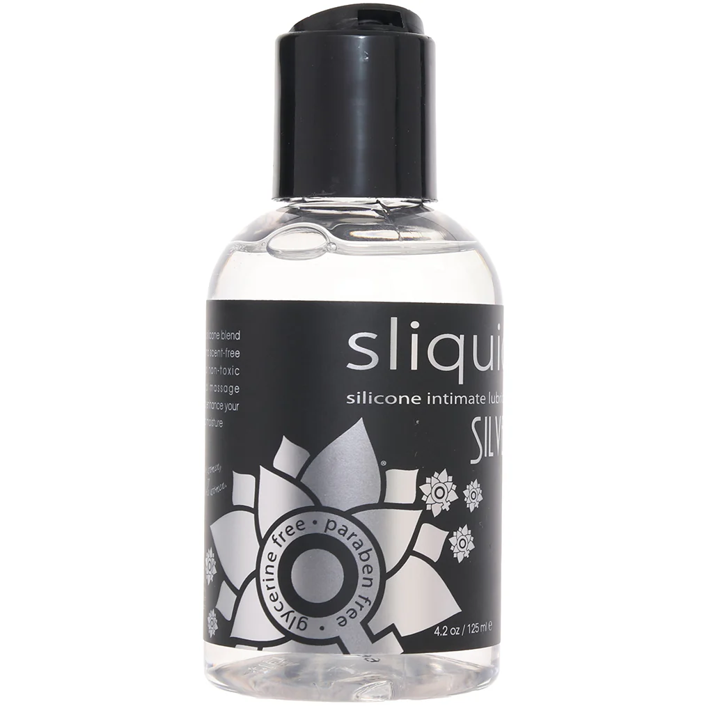 Silver Silicone Intimate Lubricant in 4.2oz/125ml - Image 6