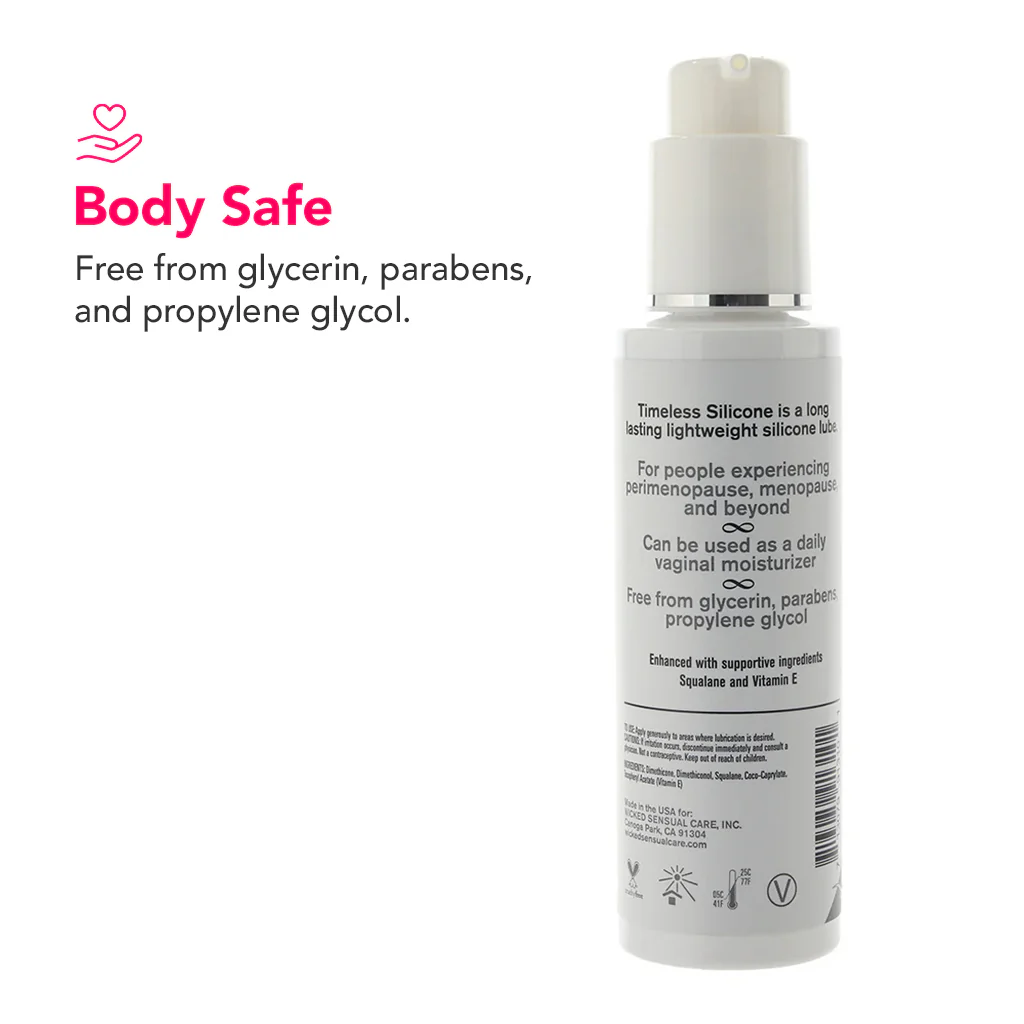 Simply Timeless for Menopause Silicone Lube 4oz/120ml - Image 3