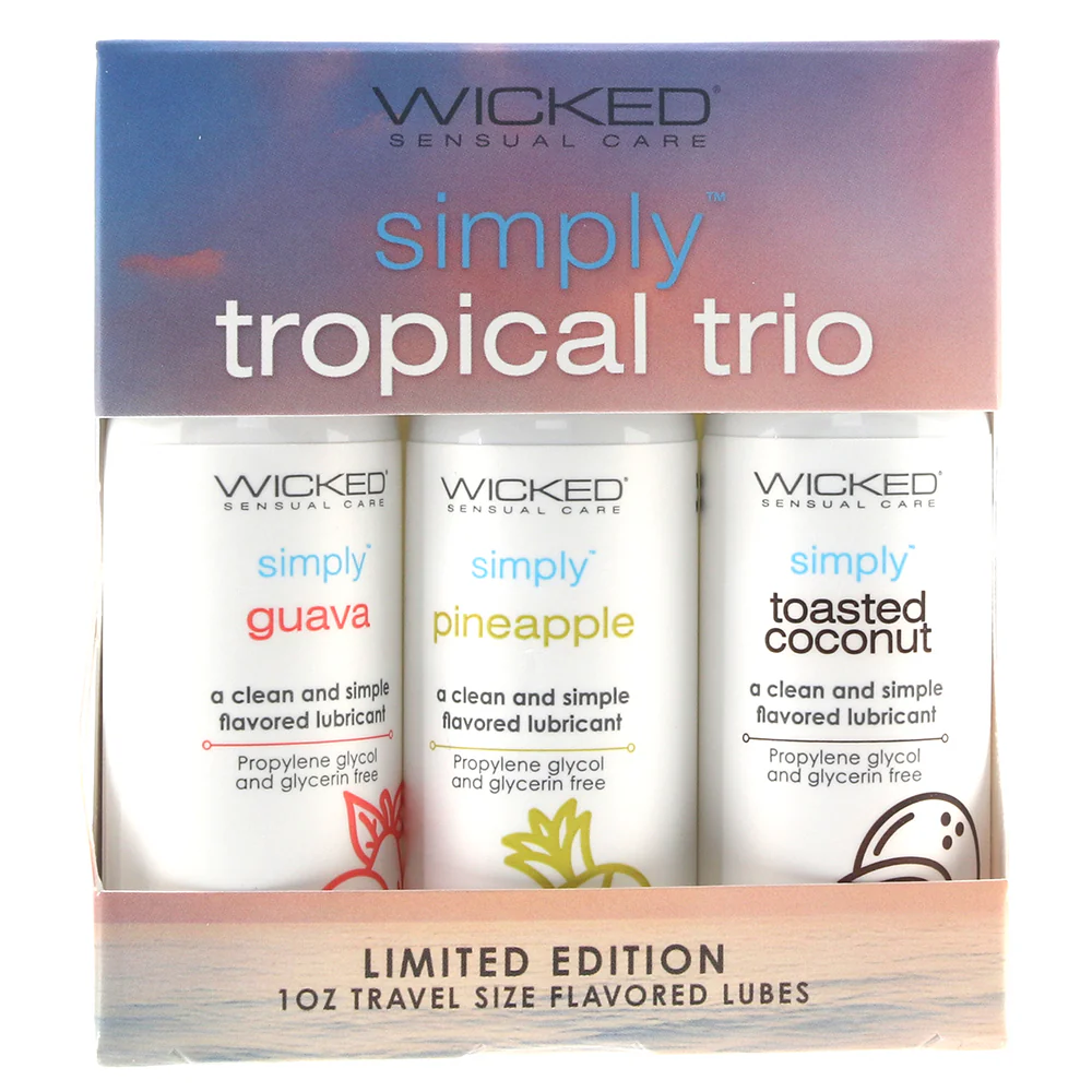 Simply Tropical Trio Flavoured Lube Set - Image 6