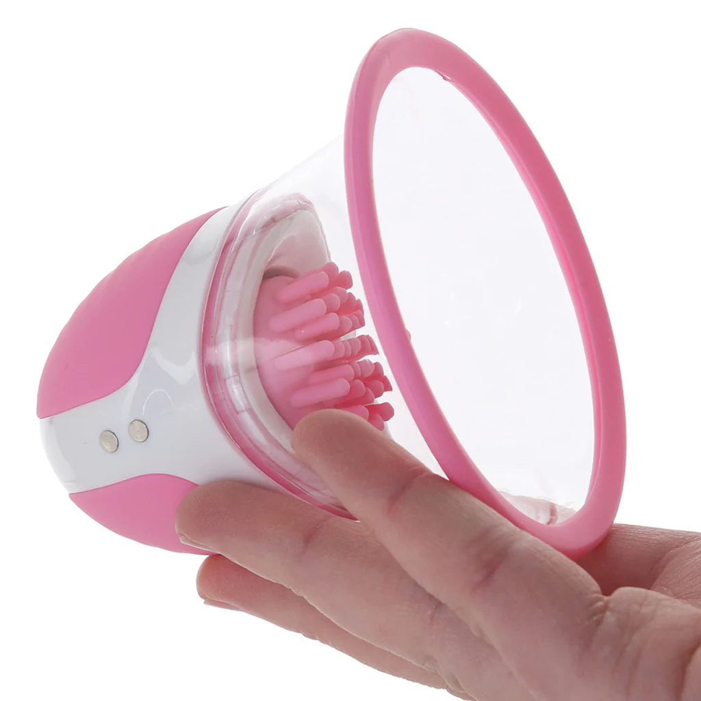 Size Matters Rotating Nipple Suckers in Pink - Image 4