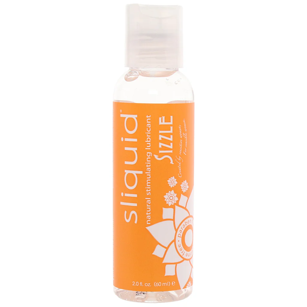 Sizzle Natural Stimulating Lubricant in 2oz/60ml