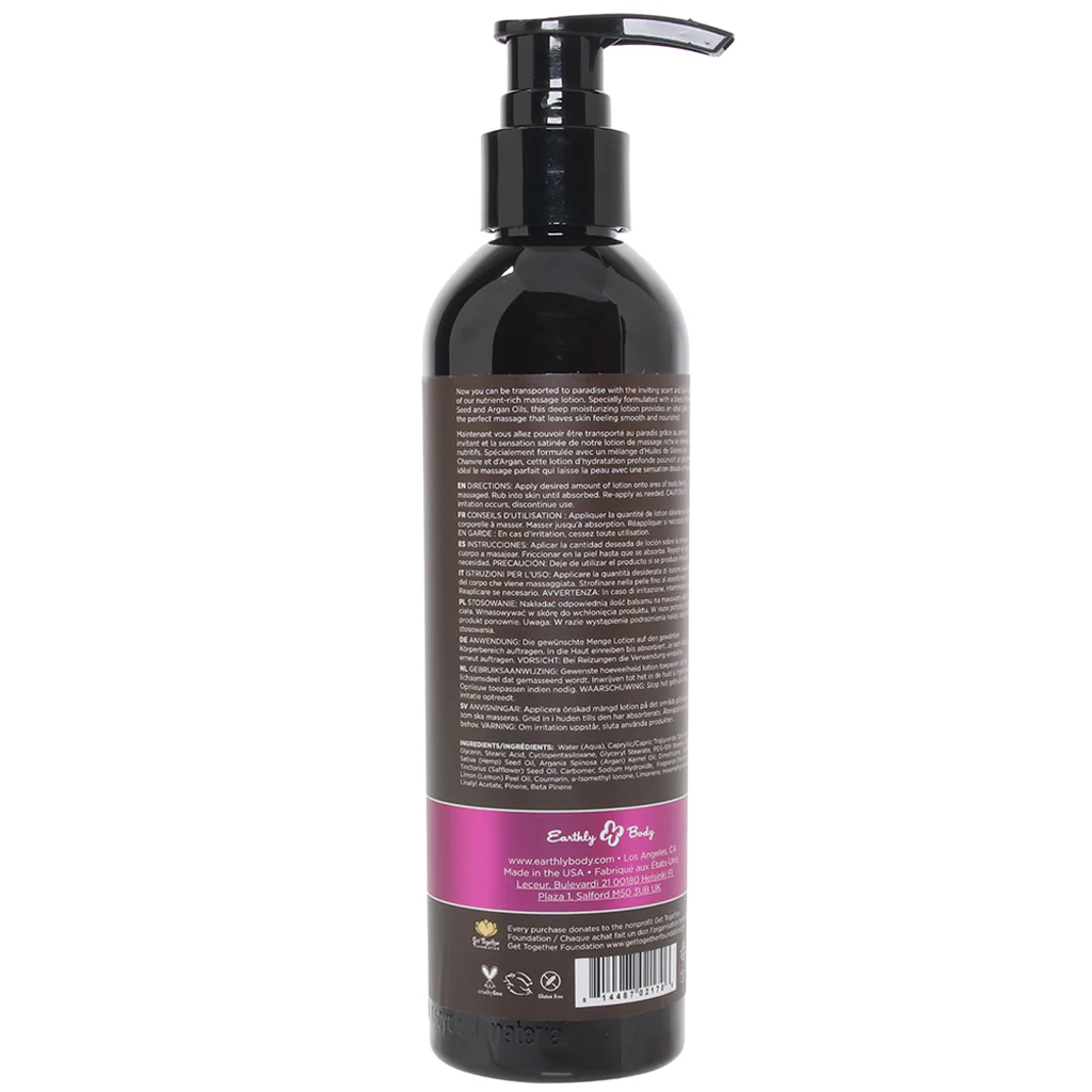 Hemp Seed Massage Lotion 8oz/237ml in Skinny Dip - Image 6