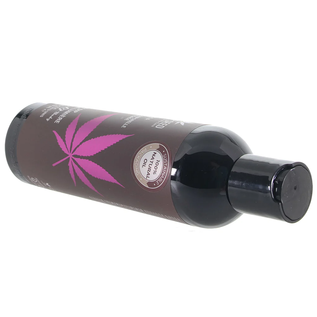 Hemp Seed Massage Oil 8oz/236ml in Skinny Dip - Image 2