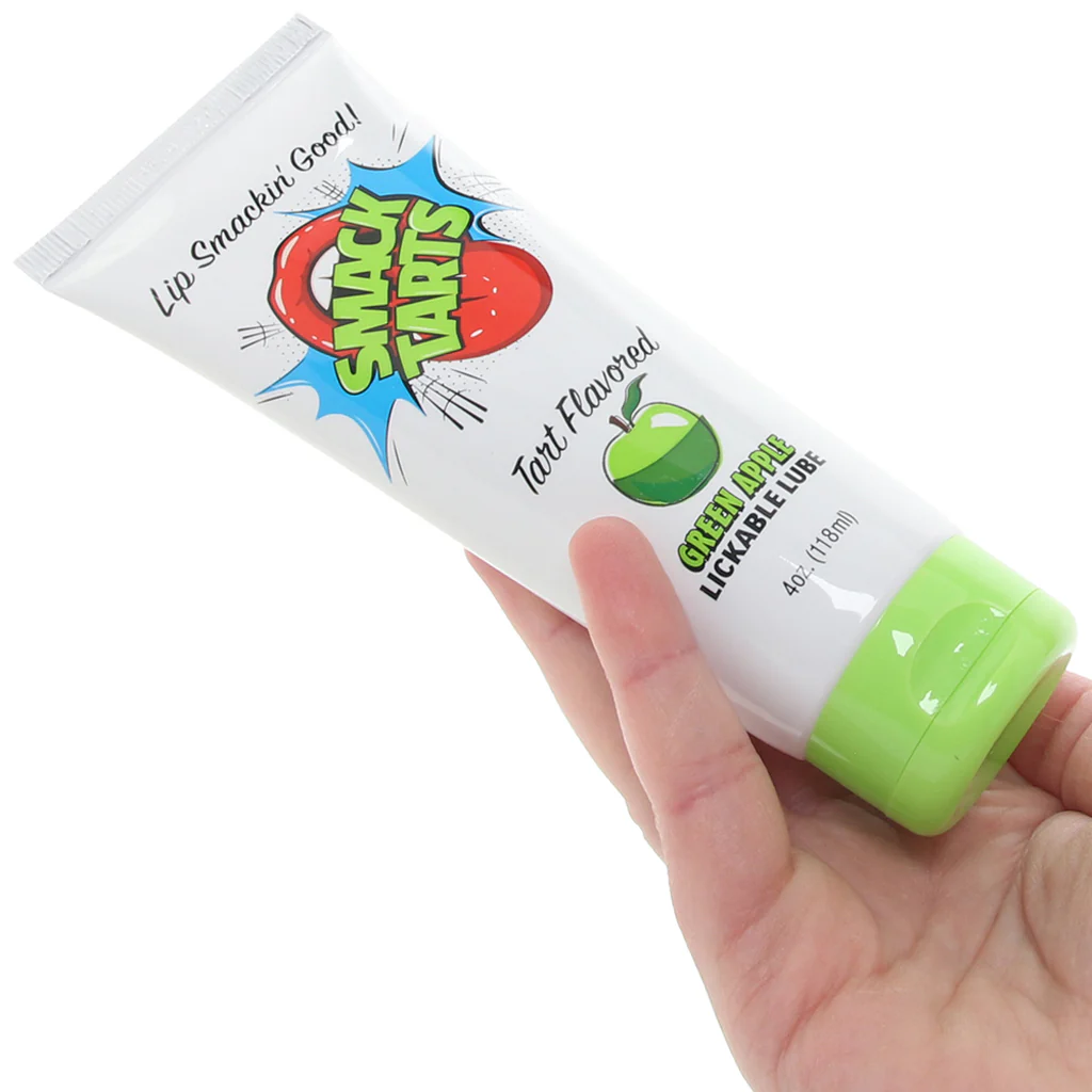 Smack Tarts Flavoured Lube 4oz/118ml in Green Apple - Image 4