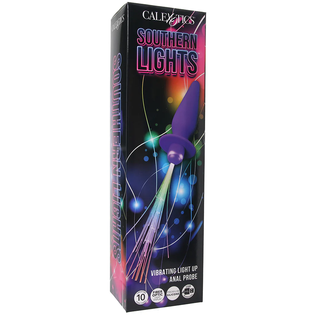 Southern Lights Vibrating Butt Plug in Purple - Image 6