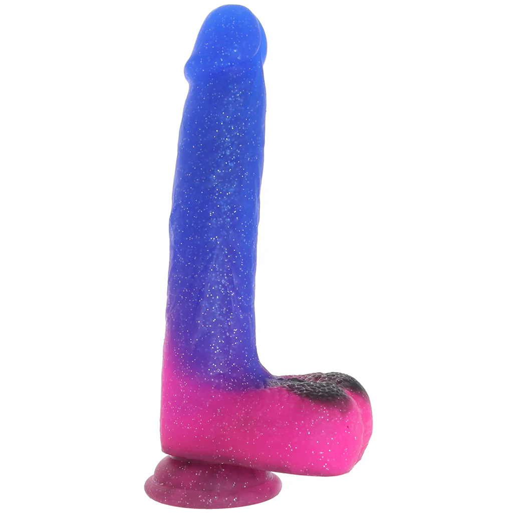 Stardust Milky Way 8.5 Inch Vibrating Dildo - Image 3