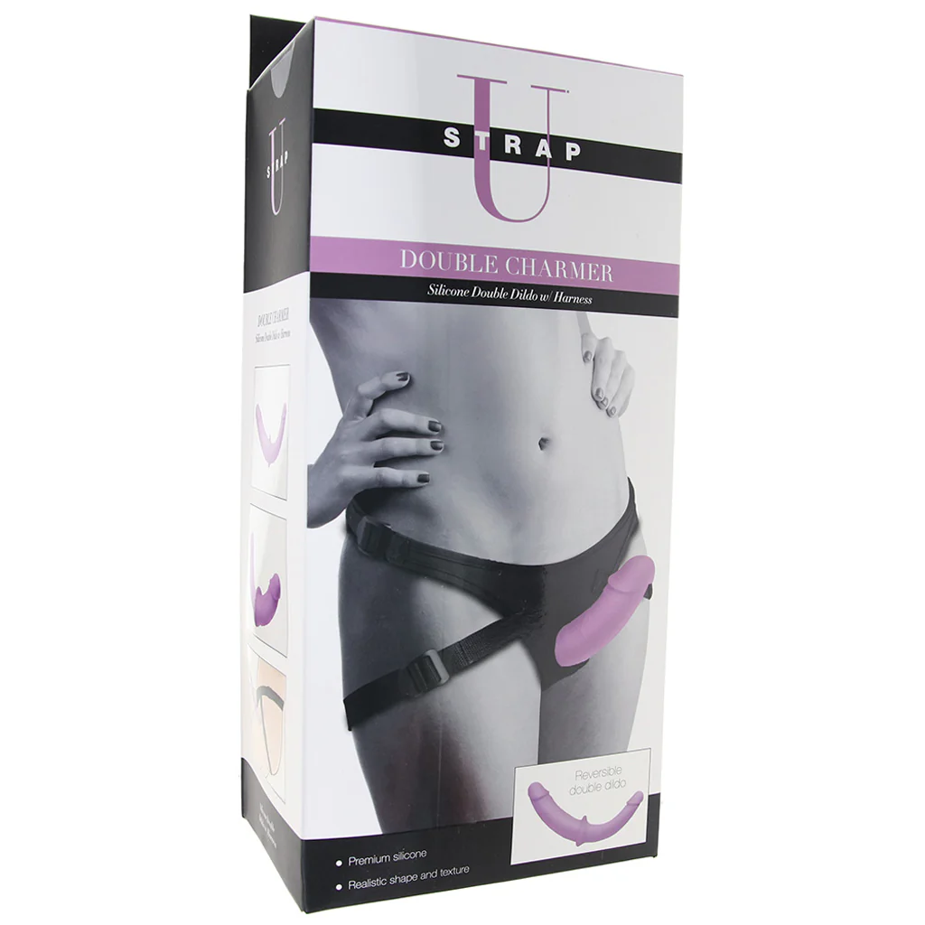 Strap U Double Charmer Double Dildo and Harness - Image 6