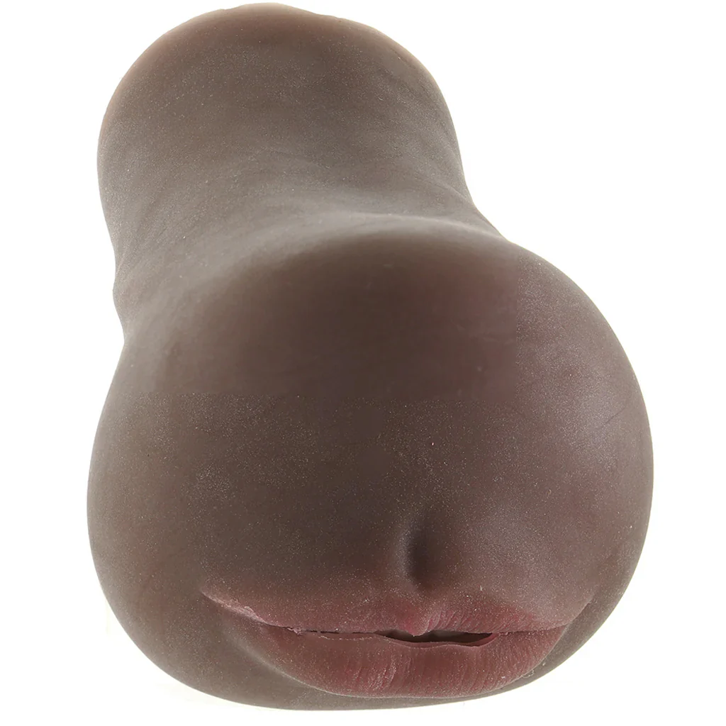 Stroke It Anatomical Mouth Stroker in Brown - Image 3